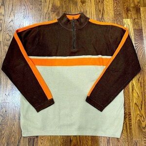 Mens Arizona Jeans Co 1/4 Zip Sweater, VGUC